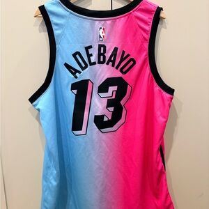 Bam Adebayo Nike Miami Viceversa Basketball Jersey Rare